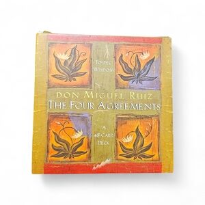 The Four Agreements Don Miguel Ruiz Self Help Code Of Conduct Card Deck